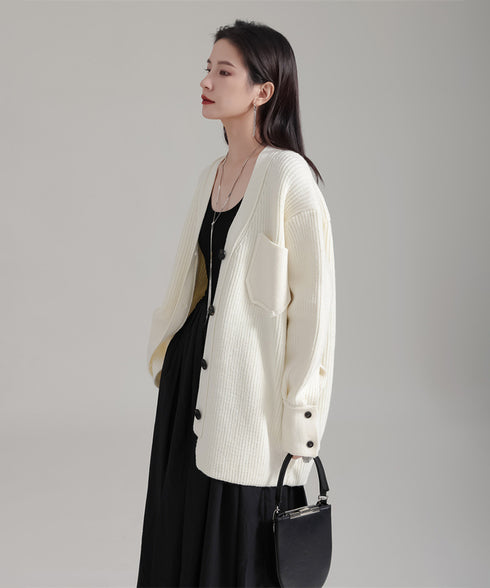 Rib Knit Cardigan